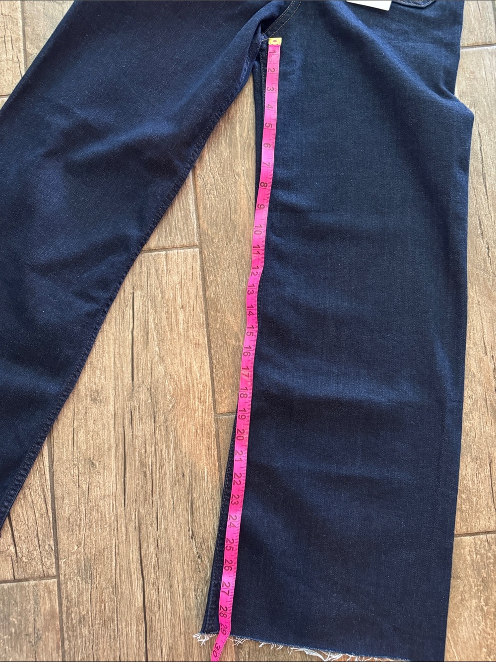 Zara Dark Blue Flare Jeans - Picture 9 of 10